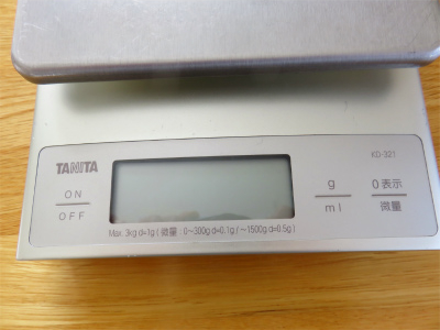 はかりの表示部分