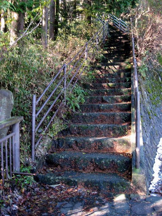 f:id:aohige0718:20181221220143j:plain 箱根旧街道階段