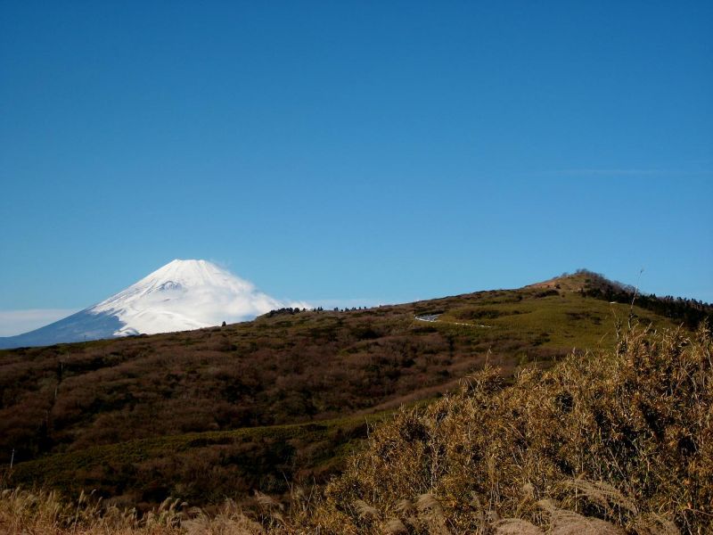 箱根ハイキング富士山景色