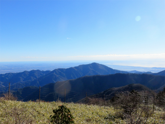 竜ヶ馬場から見る大山