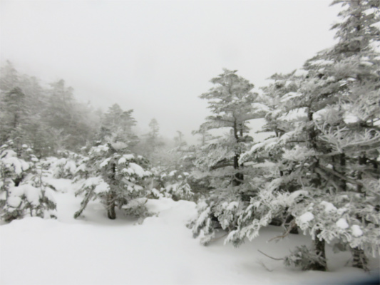 雪道歩き