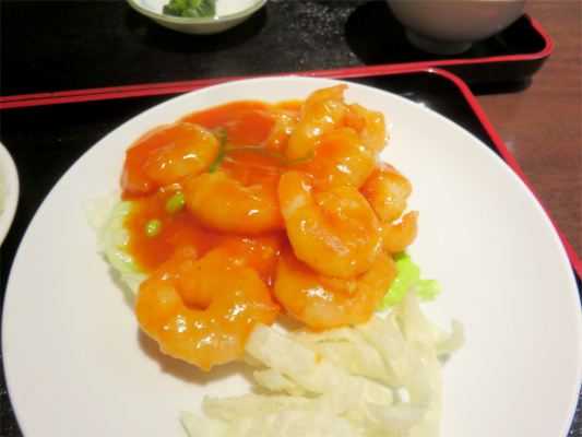 エビチリ定食