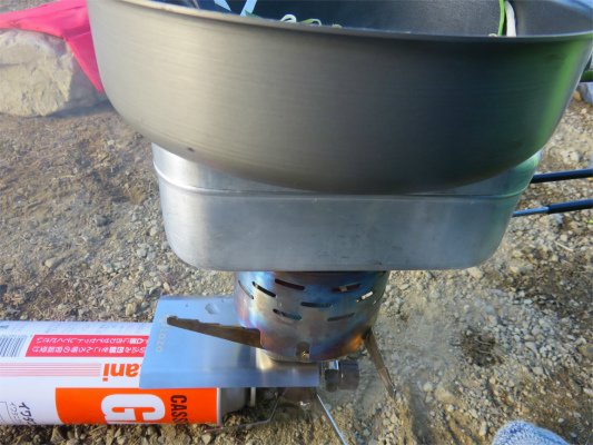 イワタニジュニアコンパクトバーナーコールマンヒーターアタッチメント