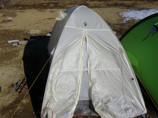 f:id:aohige0718:20190119221518j:plain モンベルステラリッジ張網が長い