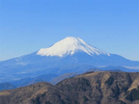 大山登山富士山の景色