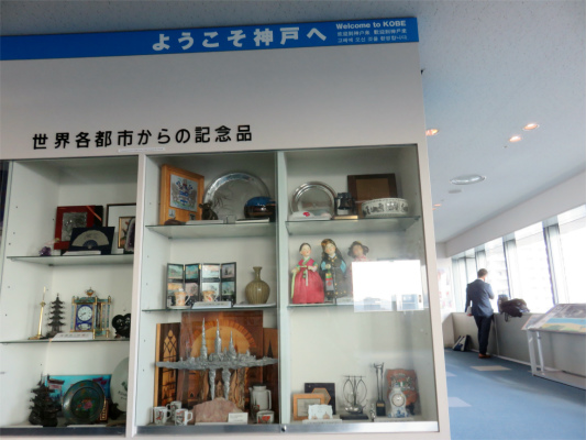 展望ロビー内にある展示スペース