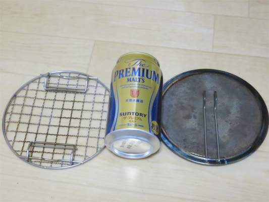 ユニフレームから発売されている登山用焼網（ミニロースター）