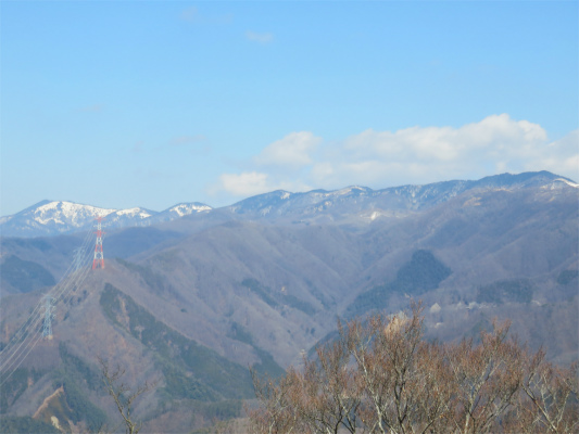 お坊山からの大菩薩方面