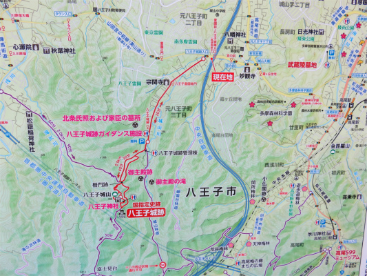 f:id:aohige0718:20190309193321j:plain 高尾駅から八王子城址まで遠い