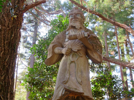 f:id:aohige0718:20190309194204j:plain 八王子神社像