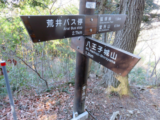 f:id:aohige0718:20190309194456j:plain 富士見台に到着