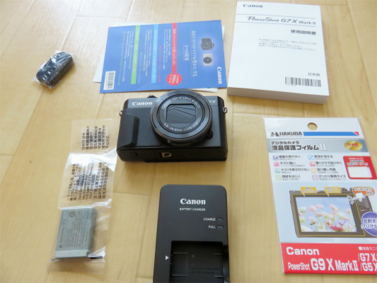 ANONデジタルカメラPowershot G7 X MarkⅡの付属品