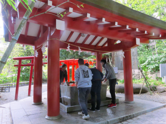 来宮神社の手水舎