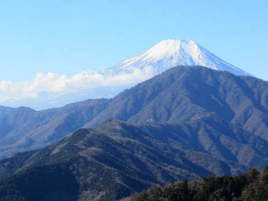 富士山と御正体夢のコラボ