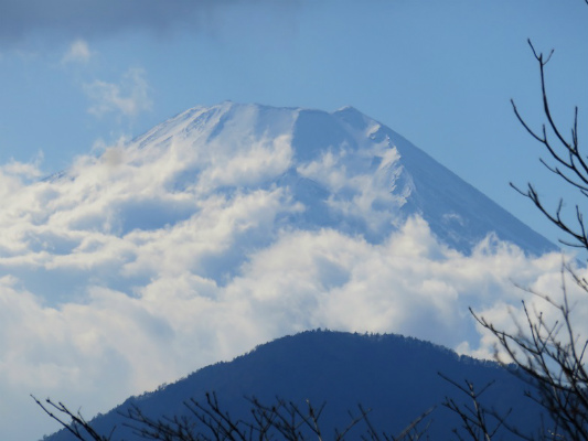 ウガバ岩からの富士山