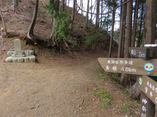 天神峠三叉路