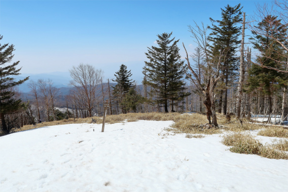 牛奥ノ雁ヶ腹摺山からの富士山の景色
