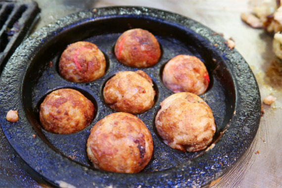 たこ焼きが無事に完成