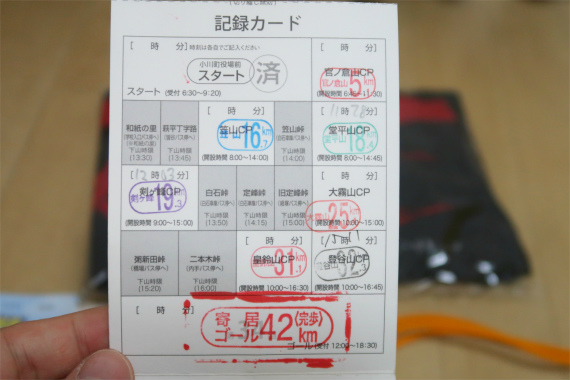 外秩父七つの峰を制した証