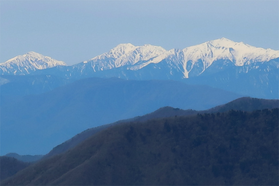 荒川岳、赤石岳、聖岳