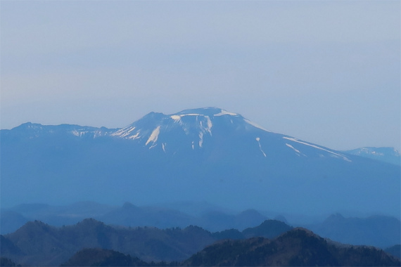 浅間山のアップ