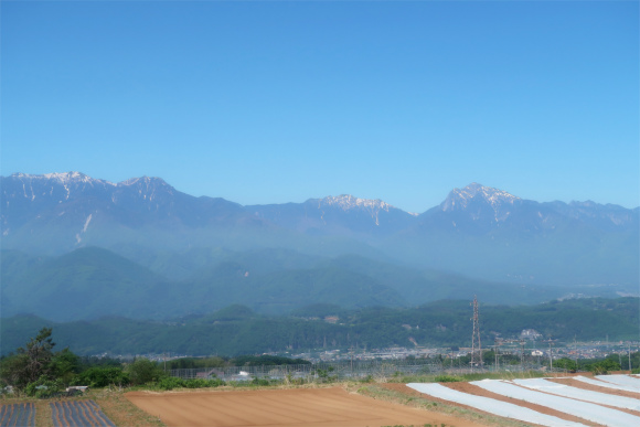 南アルプスの白峰三山、鳳凰三山、甲斐駒ヶ岳