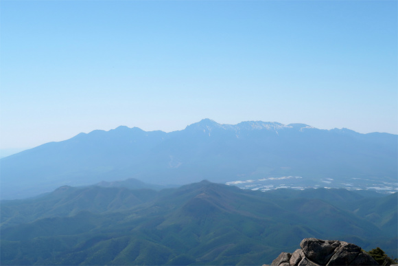 瑞牆山登頂の喜び