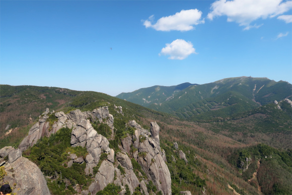 瑞牆山東尾根の景色