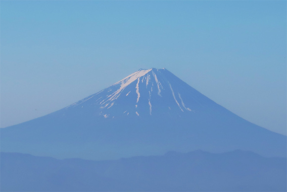 金峰山の登山ルート富士山の景色