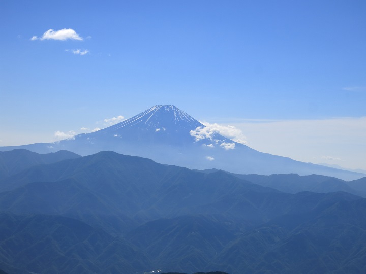 和光門からみる富士山の景色