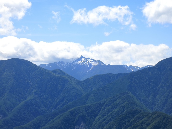 聖岳希望峰山並み