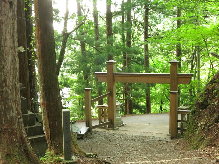 七面山登山口周辺
