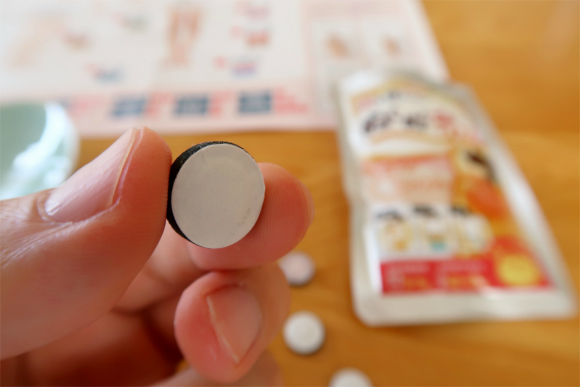 お灸のアップの写真