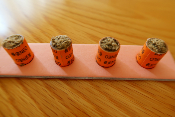 バズーカ砲の様なお灸の形