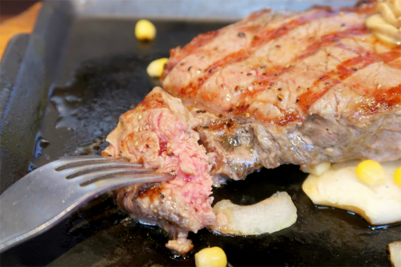 ステーキの３００ｇ焼き加減