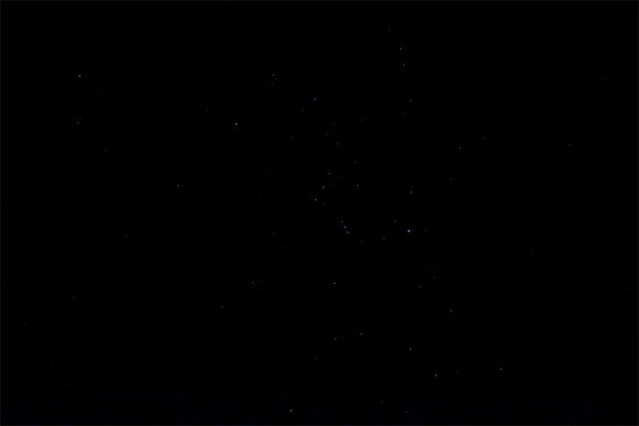 飯豊山の夜空