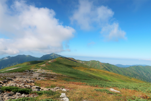飯豊連峰良い景色
