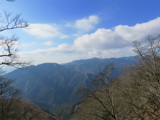 丹沢表尾根の景色