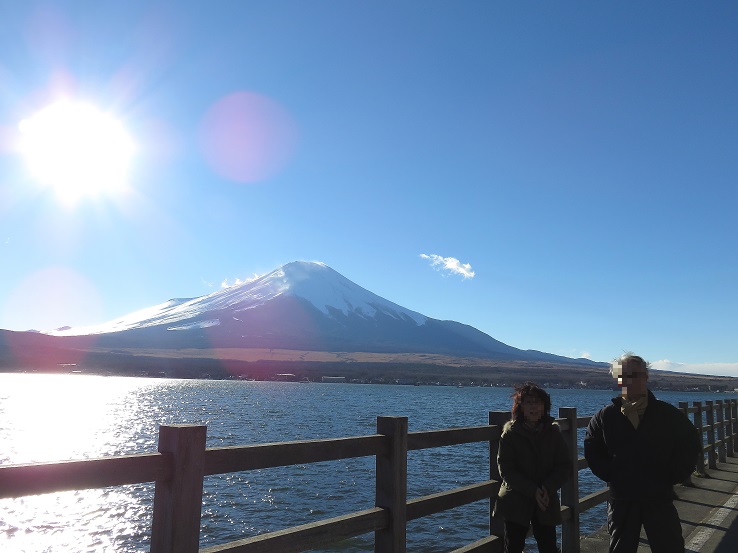 山中湖畔に素晴らしい富士山ビュースポット