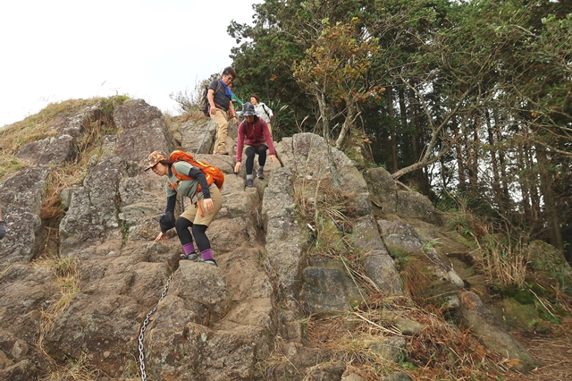 f:id:aohige0718:20191101231518j:plain 亀山までの登山道
