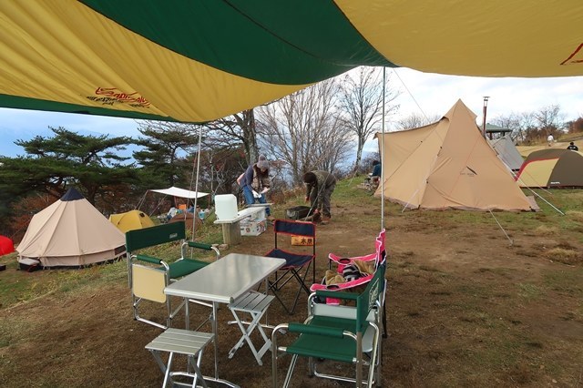 キャンプ道具を提供してくださったマエちゃん