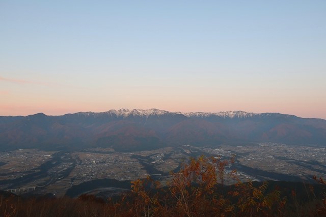 綺麗な中央アルプスの景色