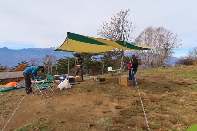 テント・タープの撤収