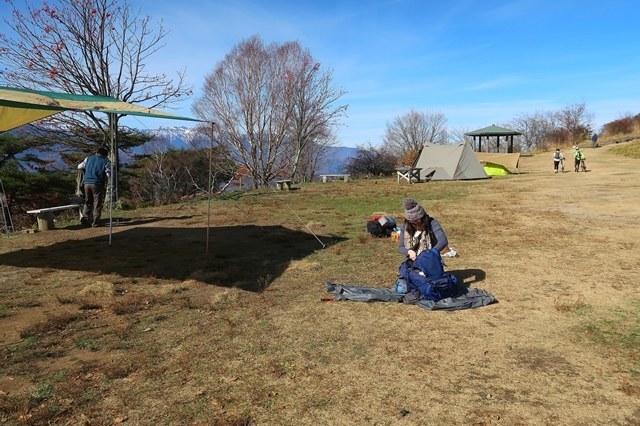 陣馬形山キャンプ場での２日間
