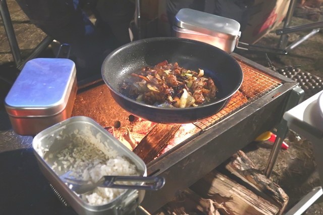 キャンプ料理回鍋肉