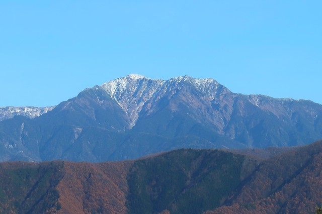 甲斐駒ヶ岳も素敵な風景