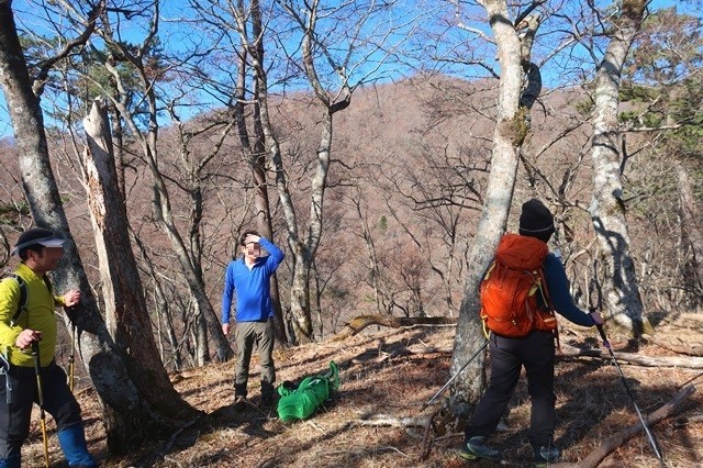 f:id:aohige0718:20191216215014j:plain マルガヤ尾根の休憩所