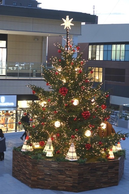 クリスマスツリーアップ