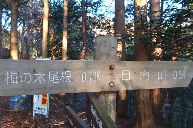 f:id:aohige0718:20200105082159j:plain 十字路梅ノ木尾表記