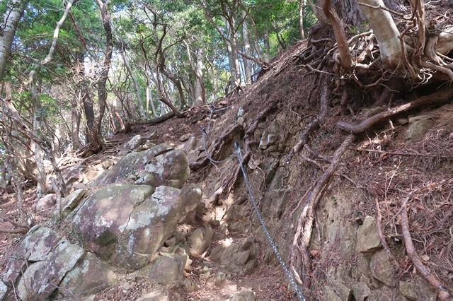 三峰山への登山ルート